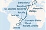 Costa Fascinosa - Itálie, Francie, Španělsko, Madeira , Kanárské ostrovy, Brazílie (ze Savony) Costa Fascinosa - Itálie, Francie, Španělsko, Madeira , Kanárské ostrovy, Brazílie (ze Savony)