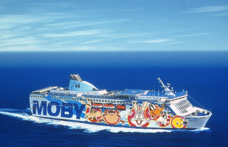 Trajekty Moby Lines - Trajekty